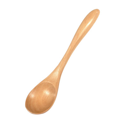 

Toponeto Wooden Spoon Fork Bamboo Kitchen Cooking Utensil Tools Soup-Teaspoon Tableware