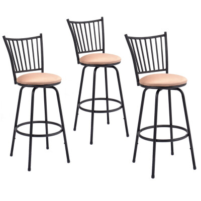 

Set of 3 Swivel Counter Height Bar Stools