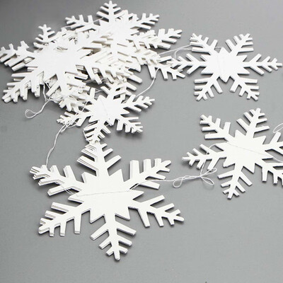 

12pcsSet 3D Hollow Snowflake Star Christmas New Year Home Decor Xmas Tree Living Room Cardboard Hanging Ornaments
