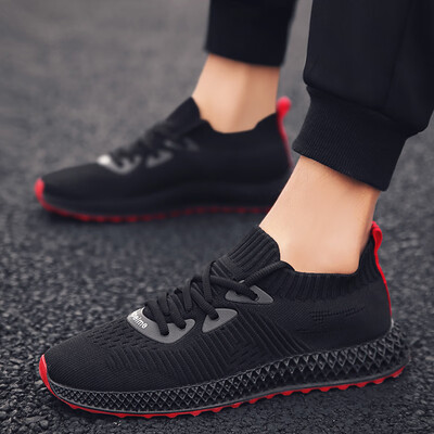 

Mens Shoes Summer Leisure Korean Edition Fashion Hundred Taps Sports Running Travel Autumn Net Fashion Shoes