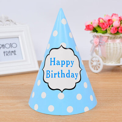 

FUNNYBUNNY Childrens Birthday Hat Adult Korean Paper Cartoon Party Birthday Cake Hat Children Birthday Party Decorations