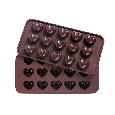 

15 Grid Heart Shape 3D Silicone Cake Fruit Chocolate Mould Candy Cookie Baking Fondant Molds Cake Decoration Tools