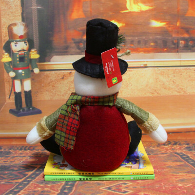 

Tailored Christmas Santa Claus Snowman Toy Doll Sitting Doll Hotel Mall Ornament