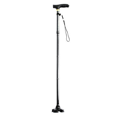 

Folding Aluminium Alloy Telescopic Elderly Walking Stick Cane wLED Light