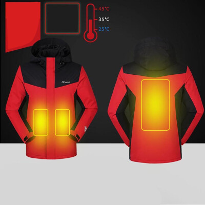 

Toponeto Mens New Style Smart USB Electric Heating Warm Down Charge Jacket Coat