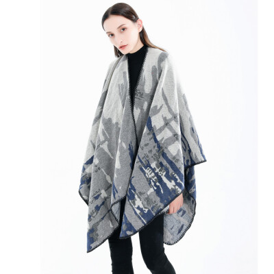 

Toponeto Fashion Women Blanket Camouflage Pattern Coat Wrap Cozy Shawl