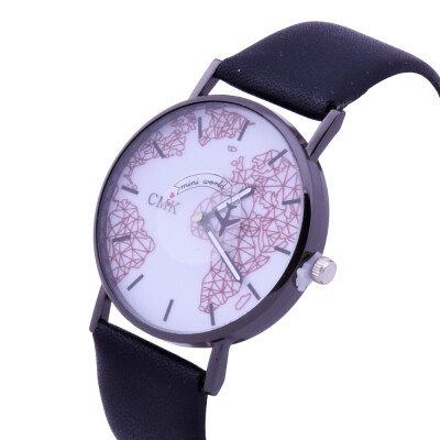 

New ladies creative aircraft pointer map watch