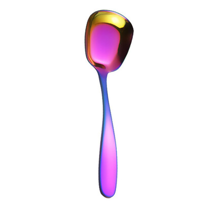

Soup Spoon Ladle Stainless Steel Teaspoon Tableware with Long Handle HOT SELLING