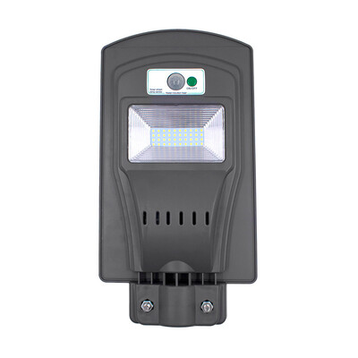 

Gobestart 20W LED Solar Powered Outdoor Wall Street Light PIR Motion Sensor Lamp