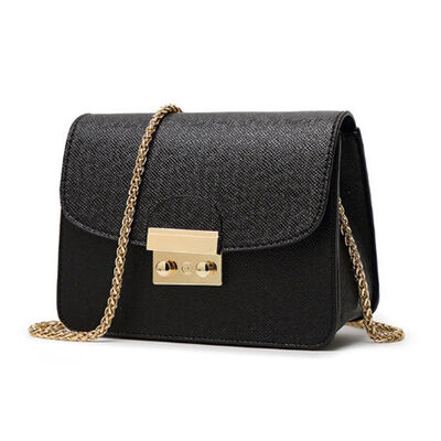 

2018 New Style Fashion Women Canvas Handbag Travel Bag Shoulder Chains Flap Casual Tote Messenger Cross Body