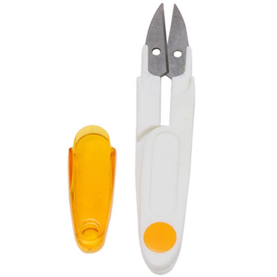 

1Pc Cross Stitch Snips DIY Sewing Accessories Tailor Sewing Scissors With Cover For Thrum Thread Fish Line Cutter Trimmer Tools