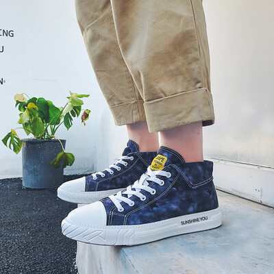 

High-heeled shoes Mens Korean version of casual sports shoes mens autumn trendy shoes 2019 new hip-hop Chinese board shoes