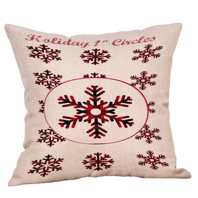

Tailored Christmas Pillow Case Glitter Cotton Linen Sofa Throw Cushion Cover Home Decor