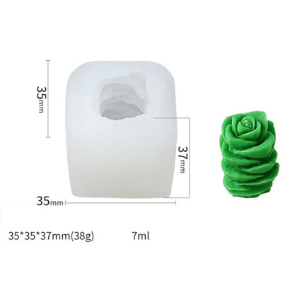 

Succulent Cacti Candle Mold Moulds DIY Craft Soap Molds Plaster Silicone Molds
