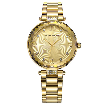 

BOFUTE Womens Watch Fashion Watches Diamond Japanese Movement Waterproof Genuine Leather Metal Strap 0038L