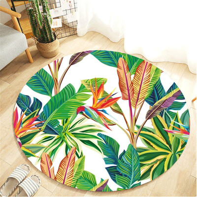 

〖Follure〗Botany Elements Blanket Round Bathroom carpet 55cm