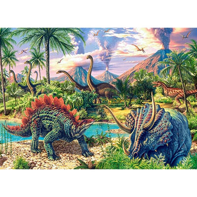 

5D DIY Full Drill Diamond Painting Dinosaur Cross Stitch Mosaic Craft Kits