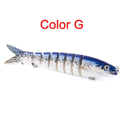 

VISSEN 1PCS 1328cm 19g Fake Lures Artificial Multi-section Fishes Fishing Bait Flexible Baiting Lure Fishing Trolling Wobblers