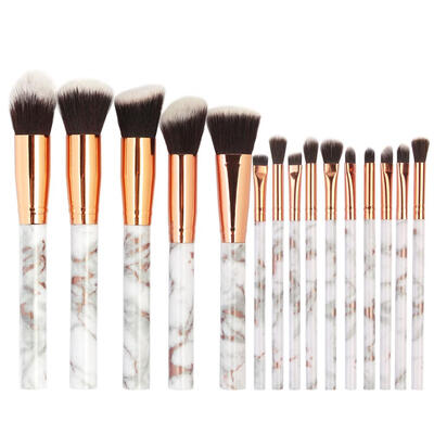

Portable Travel Marble Makeup Brushes Cosmetic Pens Bags Storage Organizer