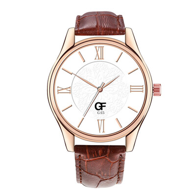 

Gobestart Hot Man Leather Watch Whatever Late Anyway Letter Watches New Pointer Glow