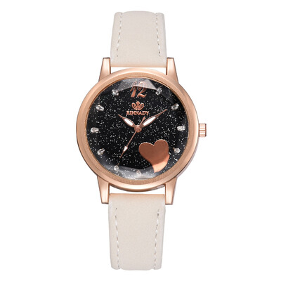 

Diamond love mirror quartz watch romantic star watch to send girlfriend gift table