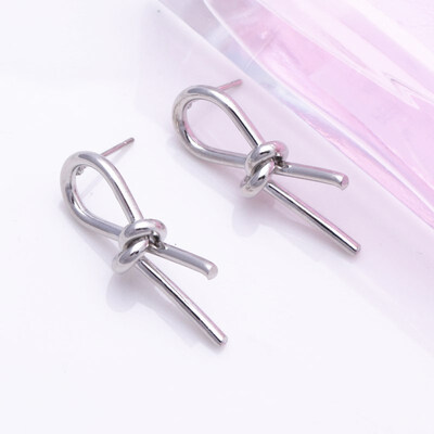 

EK617 Retro Abstract Geometric Lines Earrings for Women Vintage Hollow Metal Cross Knot Earrings Wedding Party Punk Jewelry