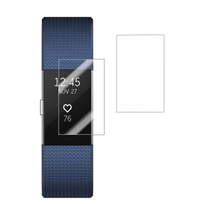 

2pcs Ultra Thin HD Scratch Resistance TPU Screen Protector Protective Guard Film for Fitbit Charge 2