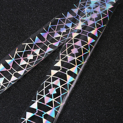 

〖Follure〗Rhombus Major Design Nail Art Foil Stickers Transfer Decal Tips Manicure DIY