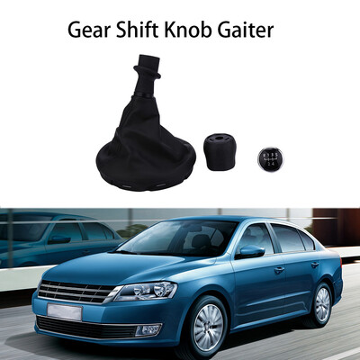 

Tailored 5 speed Eco Leather Gear Shift Knob Gaiter For VolkswagenT5 2003-2011 Black Top