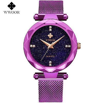 

WWOOR Women Dress Watches Sports Watch for Women New Unique Design Womens&Girls Watch Bracelet Waterproof Quartz Watch Stain