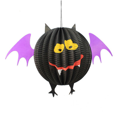 

〖Follure〗Halloween Hanging Ghost Spider Bats Paper Home Party Decoration Pendant