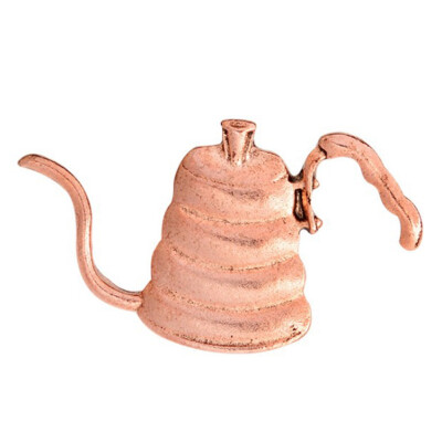 

Women Long Mouth Small Mouth Hand Pot Old Coffee Cup Filter Cup Metal Brooch Accessories Pin jewelry