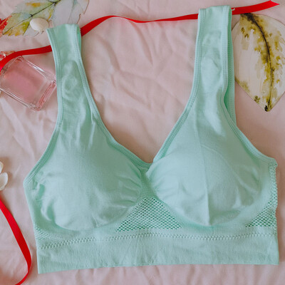 

〖Follure〗Ladies Seamless Sports Yoga Bras-Anti-sagging Sports Padded Push up Sleep Bra