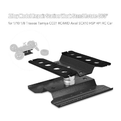 

Alloy Model Repair Station Work Stand Rotate 360° for 110 18 Traxxas Tamiya CC01 RC4WD Axial SCX10 HSP HPI RC Car