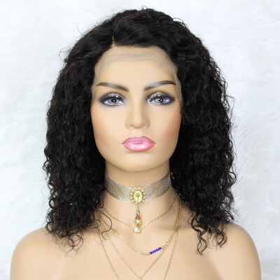 

lace front short curly