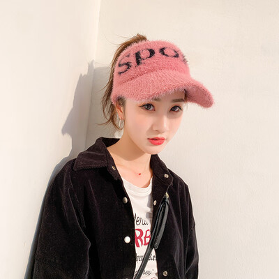 

Wool cap children winter 100 Korean fashion Korean lady winter knitting to keep warm winter duck tongue empty top hat