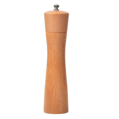 

Solid Wood Beech Salt Pepper Mill Manual Grinder Spice Condiment Jar Bottle