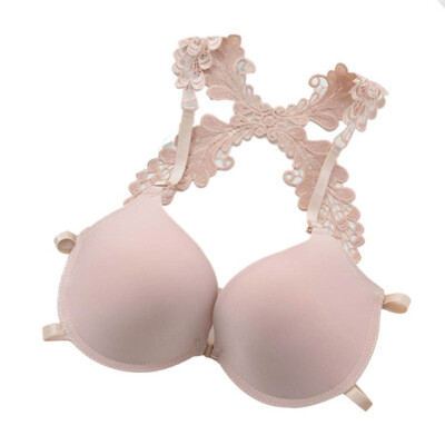 

Women Push Up Bra Lace Hollow Back Cup Lady Apparel Sexy Intimate Lingerie Underwear