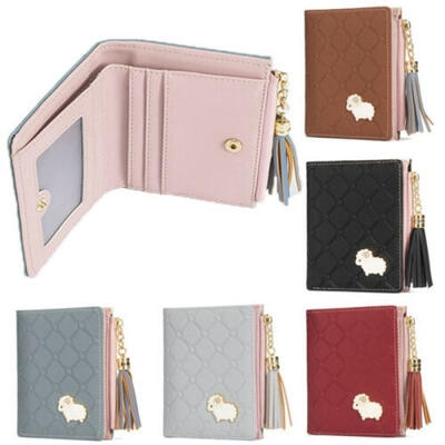 

Women Girl Leather Purse Card Holder Wallet Clutch Zip Small Change Coin Key Bag