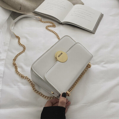 

Advanced sense of the sense of quality bag female 2019 new wave Korean version of the wild shoulder slung fashion chain small square bag