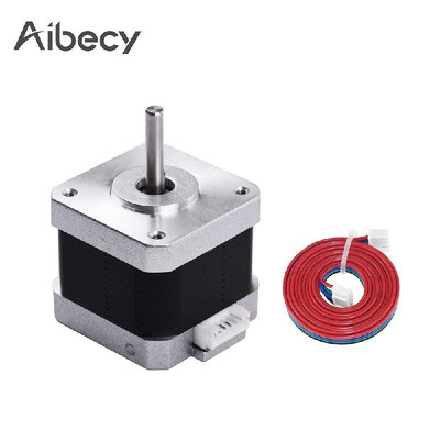 

Aibecy 3D Printer 17HS4401 Stepper Motor 15A 40Ncm 4-Lead Stepping Motors for 3D Printers CNC Pack of 5