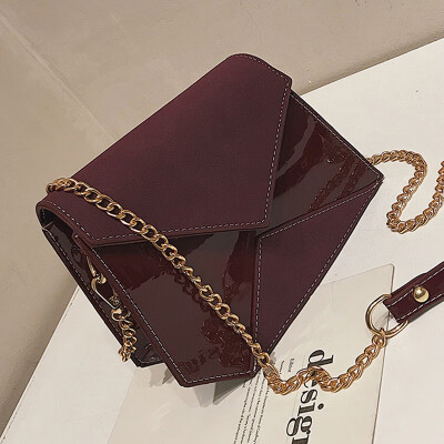 

Super fire splicing small bag girl 2019 new tide spring&summer Korean version Chichundred texture oblique satchel bag