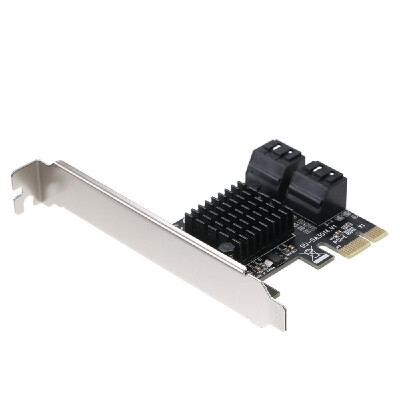 

PCIE to SATA Card PCI-E Adapter PCI Express to SATA30 Expansion Card 4Port SATA III 6G for SSD HDD