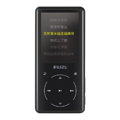 

RUIZU D16 HiFi MP3 Player 8G16G Storage 24 inches HD Color Screen Touch Button FM Radio E-Book Clock Video BT MP3 Music Player