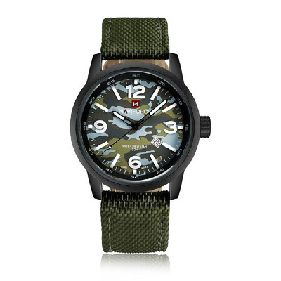 

NAVIFORCE 2017 Fashion Camouflage Style Quartz Nylon Strap Men Casual Wristwatch 30M Water-Proof Sports Men Watch Maculino Relogio