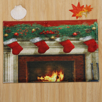

〖Follure〗Merry Christmas Welcome Doormats Indoor Home Carpets Decor 40x60CM