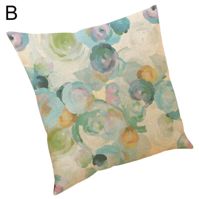

Flower Letter Bike Throw Pillow Protector Case Cushion Cover Bedding Articles
