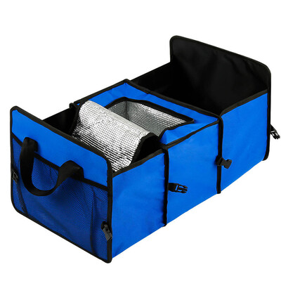 

Car Trunk Organizer - Durable Storage SUV Cargo Organizer Adjustable Bordeaux