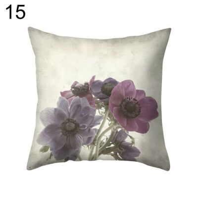 

Vintage Flower Throw Pillow Protector Case Cushion Cover Sofa Bedding Articles