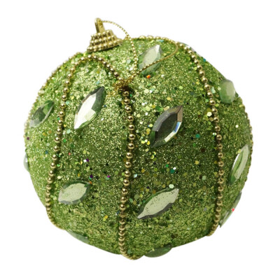 

Tailored Christmas Rhinestone Glitter Baubles Balls Xmas Tree Ornament Decoration 8CM
